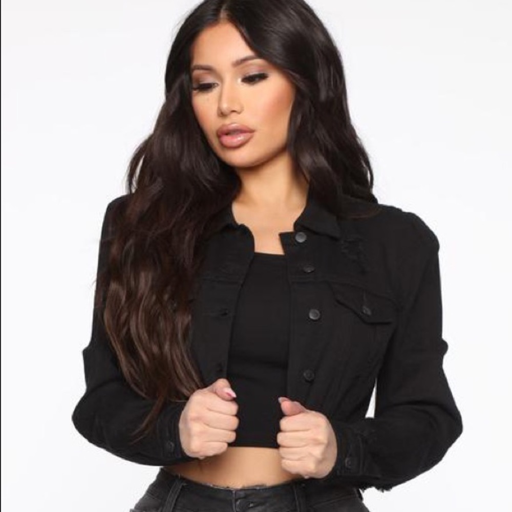 Black denim Jacket